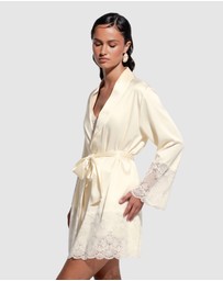 GINIA - Silk Lace Robe