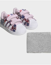 adidas Originals - ADIDAS LIBERTY LONDON SUPERSTAR II COMFORT CLOSURE SHOES Infants