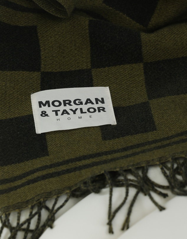 Morgan & Taylor - Haven Throw Blanket in Green