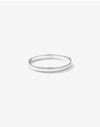 Michael Hill - 7.5mm-8mm Round Bangle in Sterling Silver