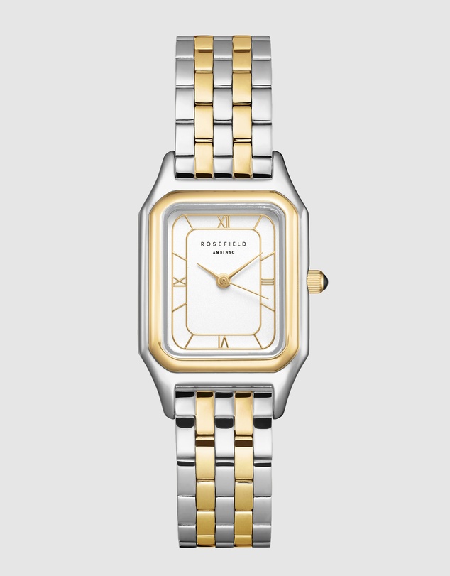 Rosefield - Ivy White Gold Silver Duotone Bracelet Watch