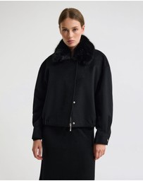 Oxford - Freja Detatch Faux Fur Trim Jacket