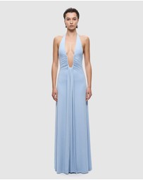 MISHA - Jennifer Cupro Maxi Dress