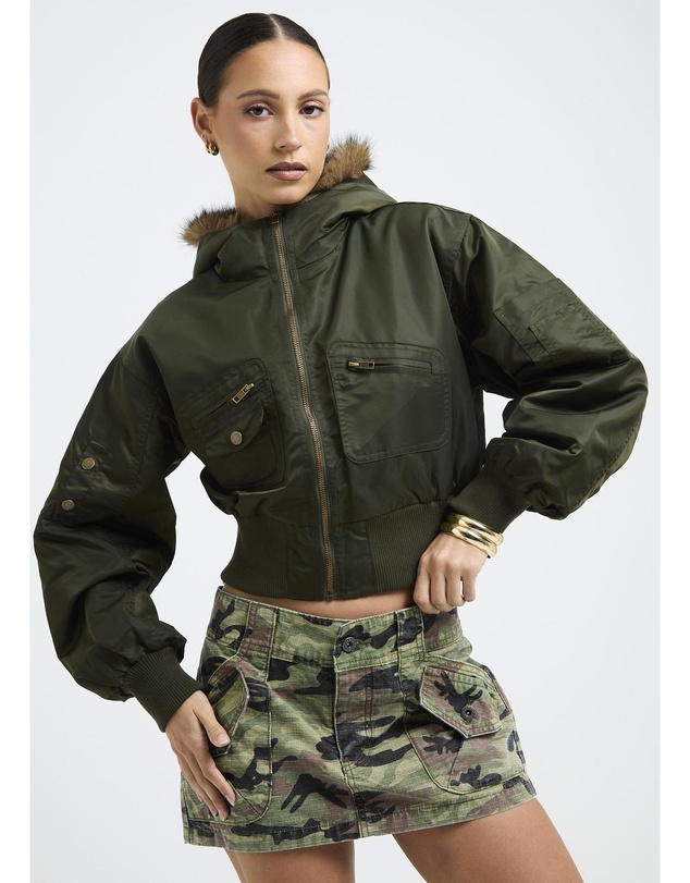 Neon Hart - Boston Hooded Puffer Jacket