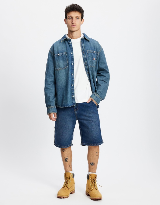 Dickies - Relaxed Denim Utility Shorts 28cm