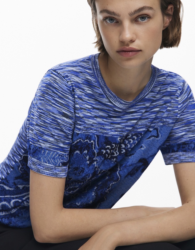 Desigual - Marbled Knit T-Shirt