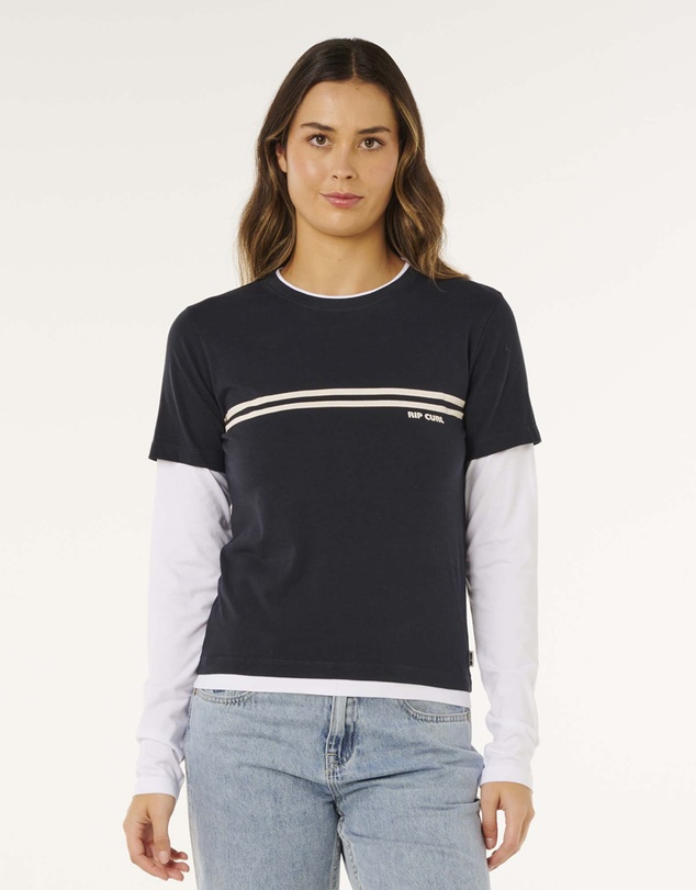Rip Curl - Surf Revival Layered Long Sleeve Tee