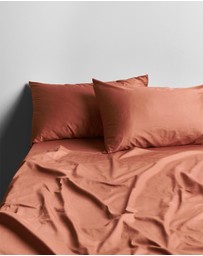 Aura Home - Halo Organic Sateen Sheet Set