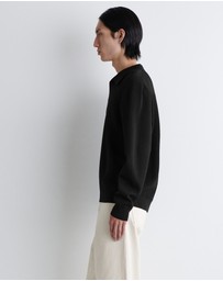 COS - Textured Knitted Polo Jumper