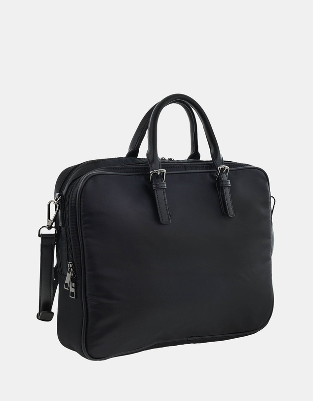 Pierre Cardin - Pierre Cardin Men's Nylon Classic Business Laptop Bag