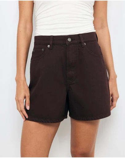 AERE - Mia Classic Denim Shorts