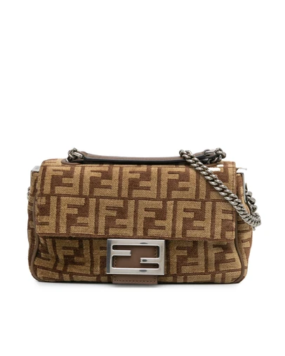 Pre-Loved by Azura Reborn - Pre-Loved Fendi FF motif Baguette Shoulder Bag
