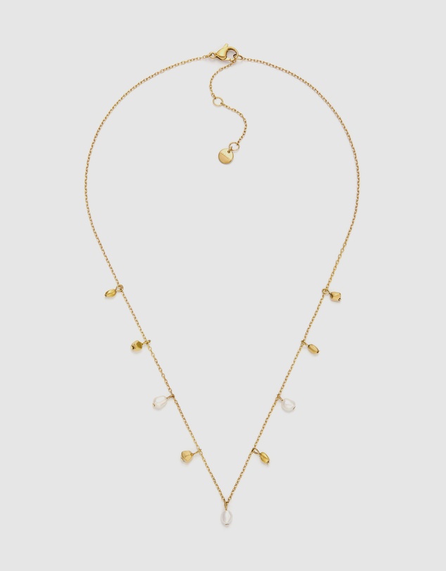 Skagen - Agnethe Pearl Gold-Tone Necklace
