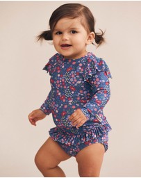 Huxbaby - Vintage Floral Two-Piece Swim Set - Babies-Teens