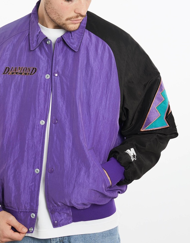 Vintage by The Real Deal - Pre Loved - Vintage 90s Starter MLB Arizona Diamondbacks Bomber Jacket
