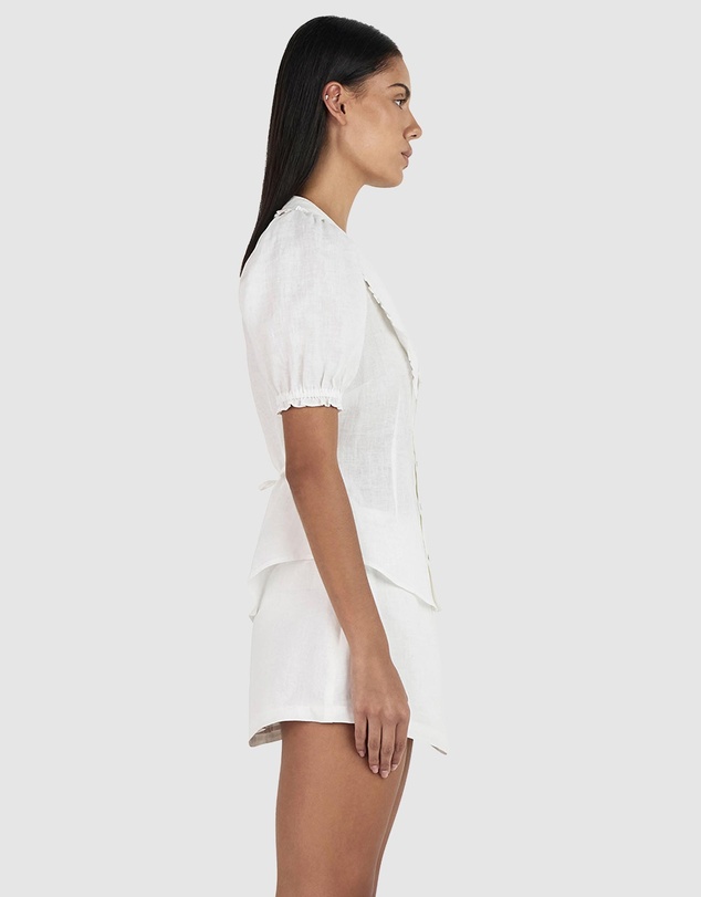 Ownley - Grace Linen Mini Skirt