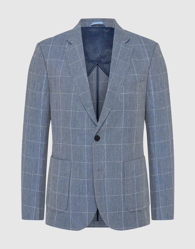 Oxford - Milton 1/2 Lined Checked Blazer