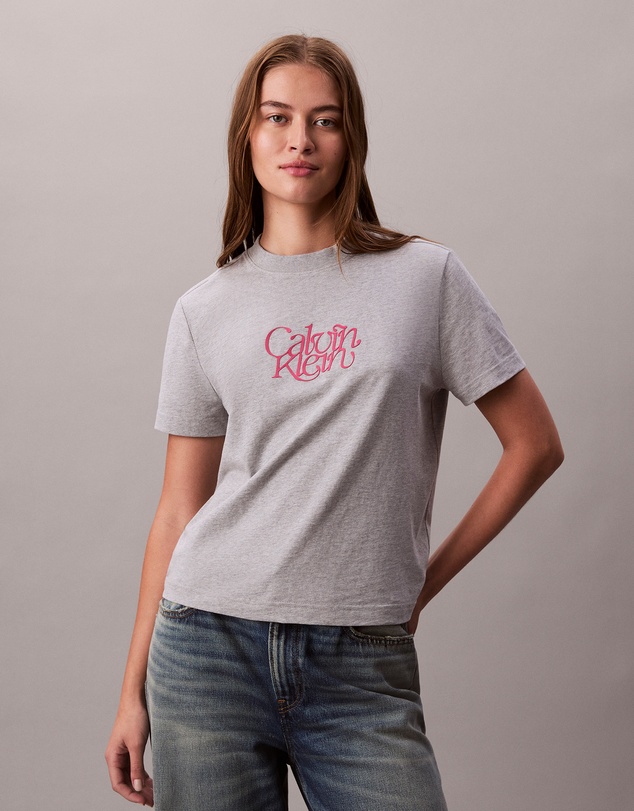 Calvin Klein Jeans - Script Logo Graphic Slim T-Shirt