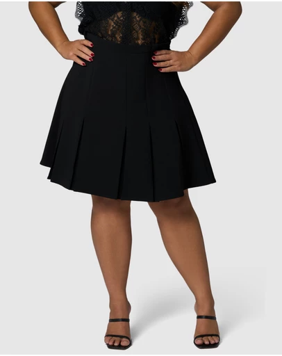 Sunday In The City - Empire Pleated Mini Skirt