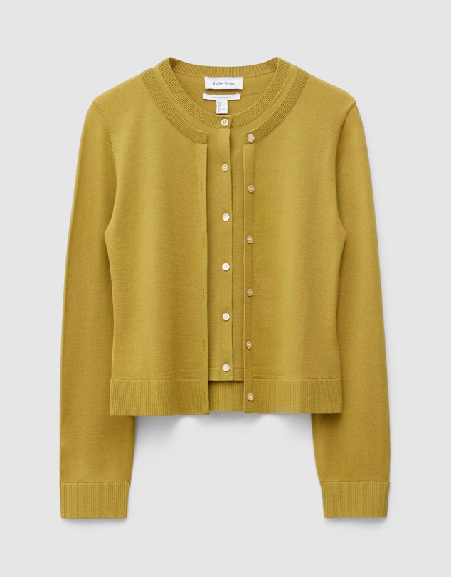 & Other Stories - Double-Layer Merino Wool Cardigan