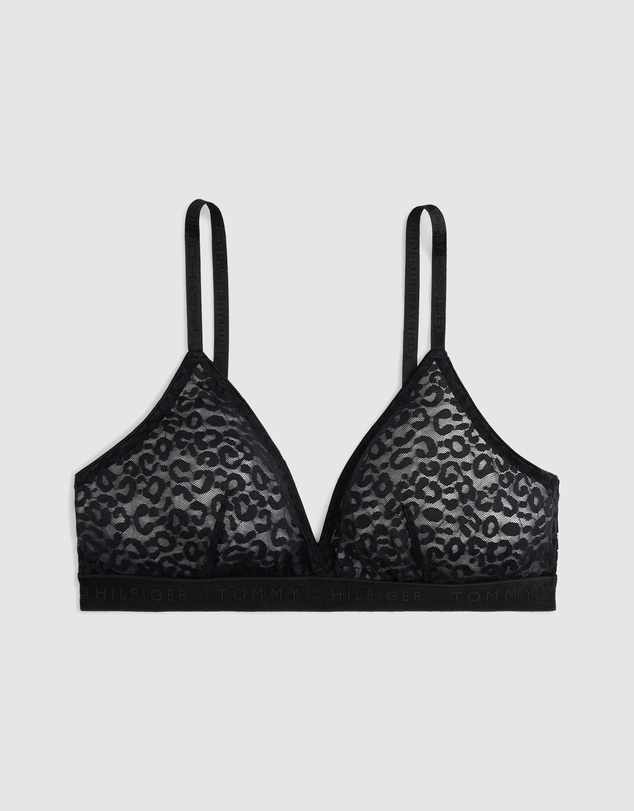 Tommy Hilfiger - Leopard Lace Unpadded Triangle Bra