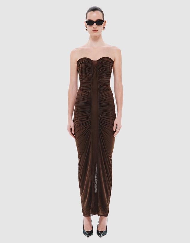 MISHA - The Totem Stocking Jersey Midi Dress