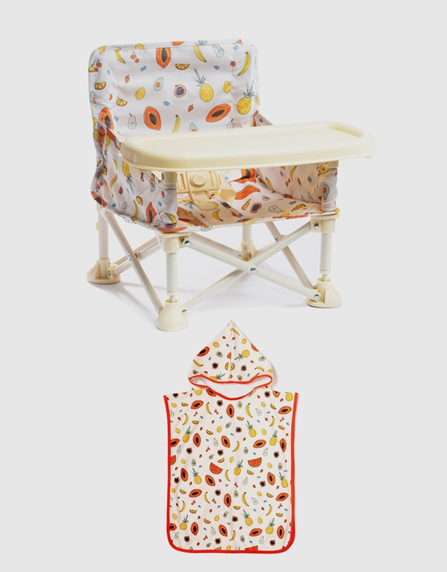 IZIMINI - Clementine Baby Chair V2 & Beach Poncho