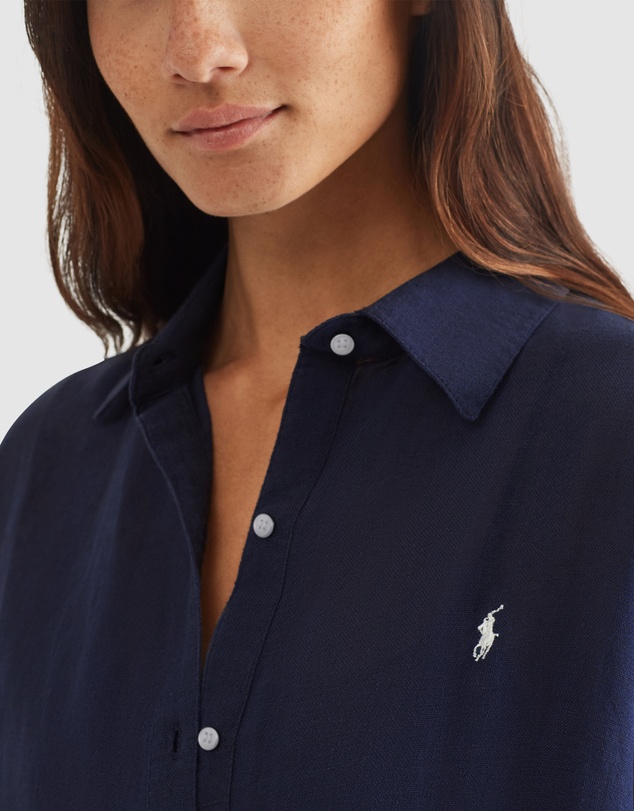 Polo Ralph Lauren - Organic Cotton & Linen Oversized Beach Shirt