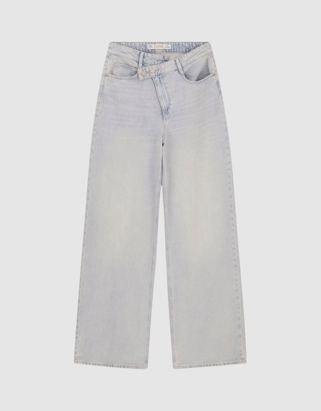 GUESS - High-Rise Gina Wide Leg Jeans
