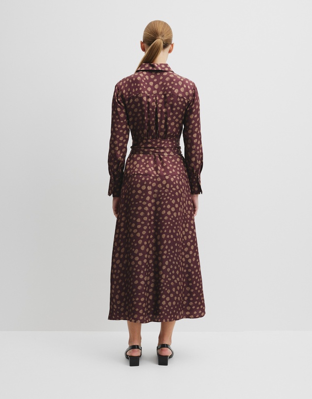 Country Road - Fluid Print Wrap Dress