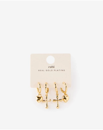 Rubi - 2Pk Mid Earring