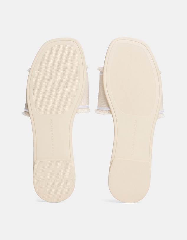 Tommy Hilfiger - Frayed Canvas Sandals - Women's