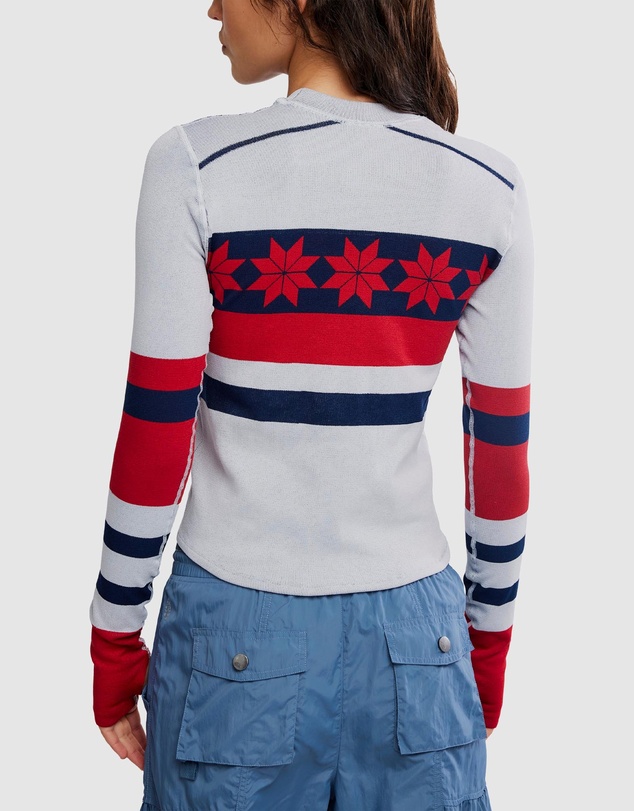 FP Movement by Free People - Myoko Jacquard Thermal Layer Top