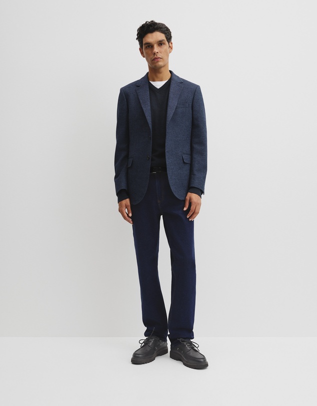 Country Road - Regular Fit Wool Blend Texture Jacket