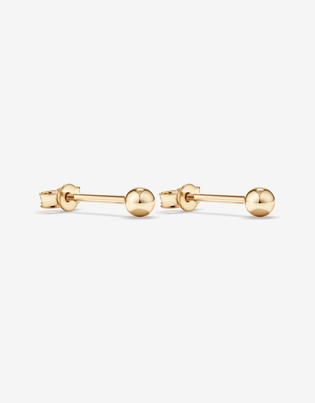 Michael Hill - 3mm Ball Stud Earrings in 10kt Yellow Gold