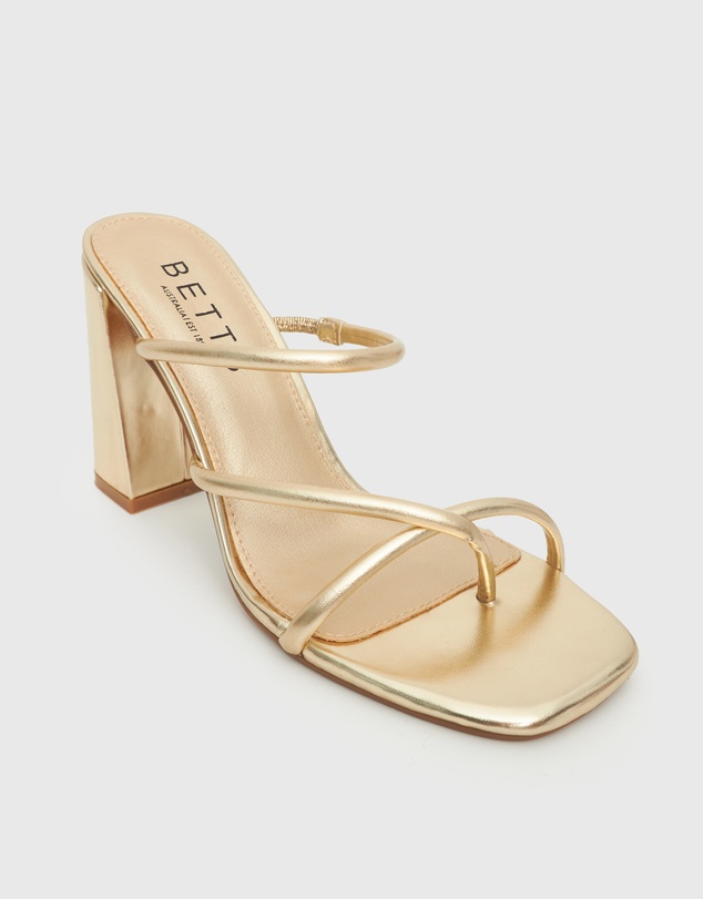 Betts - Shaq High Block Heel Mules