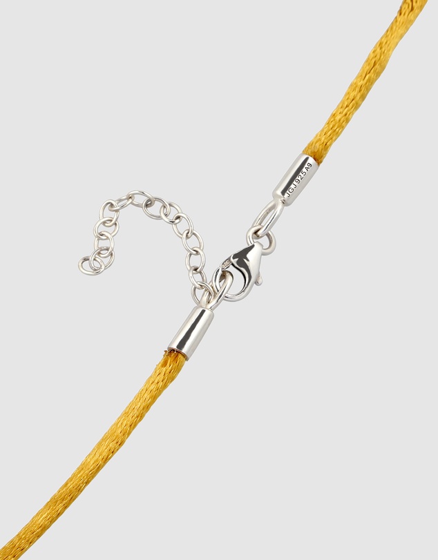 Elli Jewelry - Sunburst Satin Choker in 925 Silver