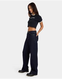 Volcom - Womens Stoned BF High Rise Denim Jeans