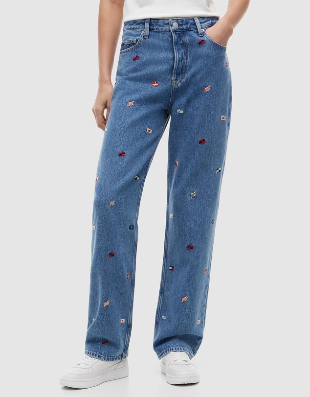 Tommy Jeans - Layla Flag Highrise Slim Straight Jeans