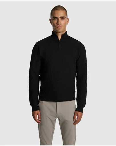 yd. - Zane 1/4 Zip Knit Jumper