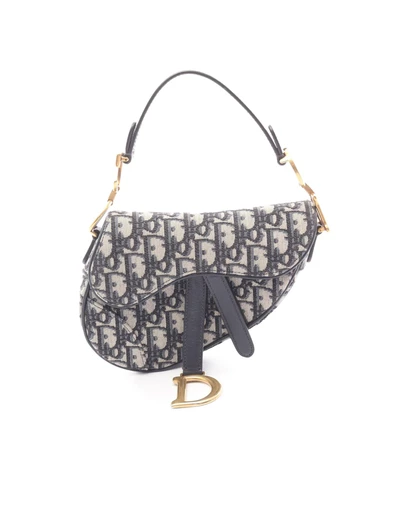Pre-Loved by Azura Reborn - Pre-Loved Mini Oblique Canvas Saddle Bag