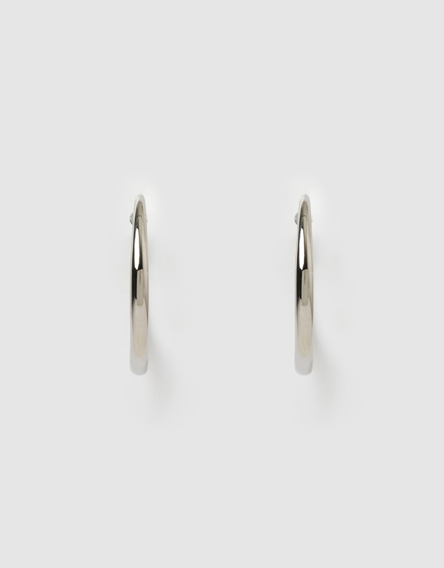 Arms Of Eve - Riley Silver Hoop Earrings - Large