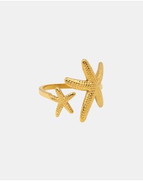 Zoe Olivia - Waterproof Solara Starfish Adjustable Ring