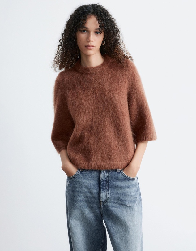 & Other Stories - Mohair-Blend Knitted T-Shirt