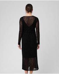 Ripe Maternity - Leo Flocked Nursing Dress