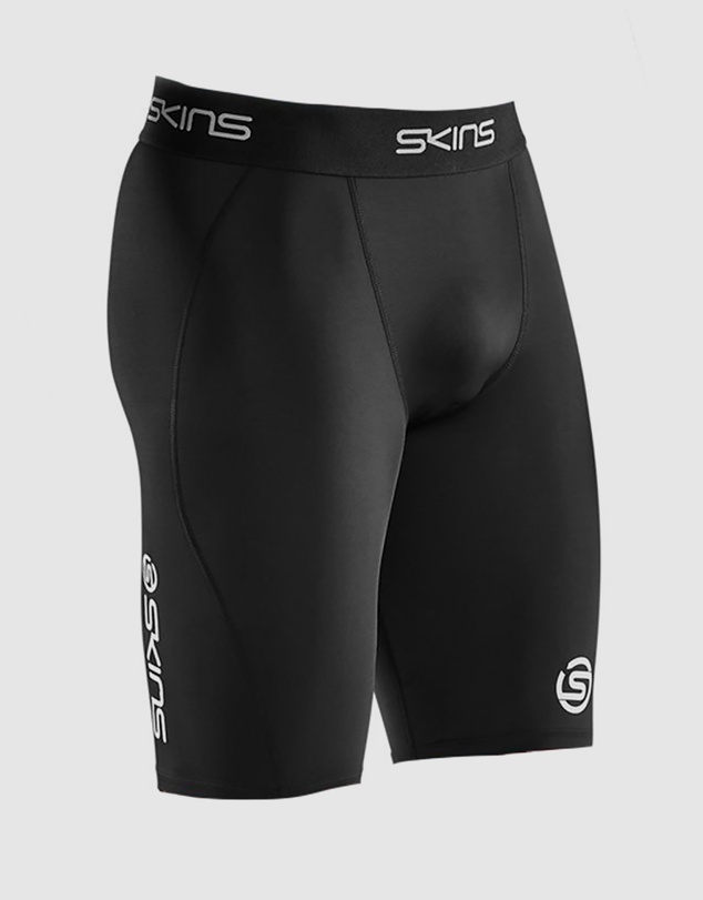 SKINS - SKINS Compression Men's Series-1 Running/Gym Half Tight Black