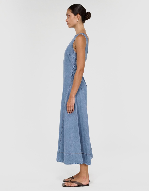 Staple the Label - Talia Chambray Midi Dress