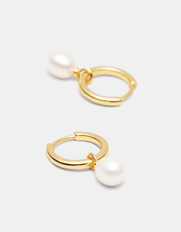 MIMCO - Purete Charm Hoop Earrings