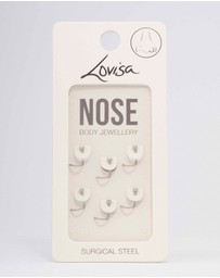 Lovisa - Surgical Steel Blue Mermaid Nose Piercing 6-Pack
