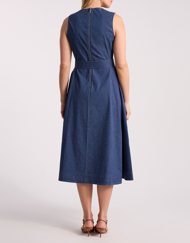 David Lawrence - Noa Chambray Midi Dress